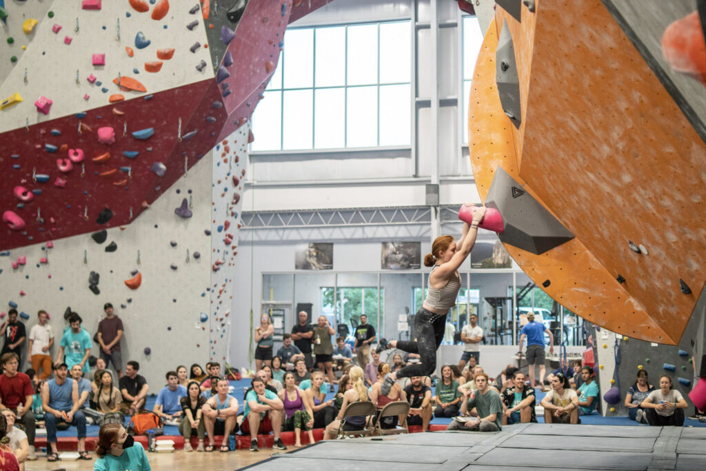 Photo from Queen City Boulder Bash in 2022.
