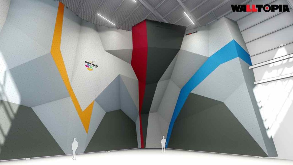 Rendering of new lead cave/prow at Inner Peaks Climbing in Matthews, NC